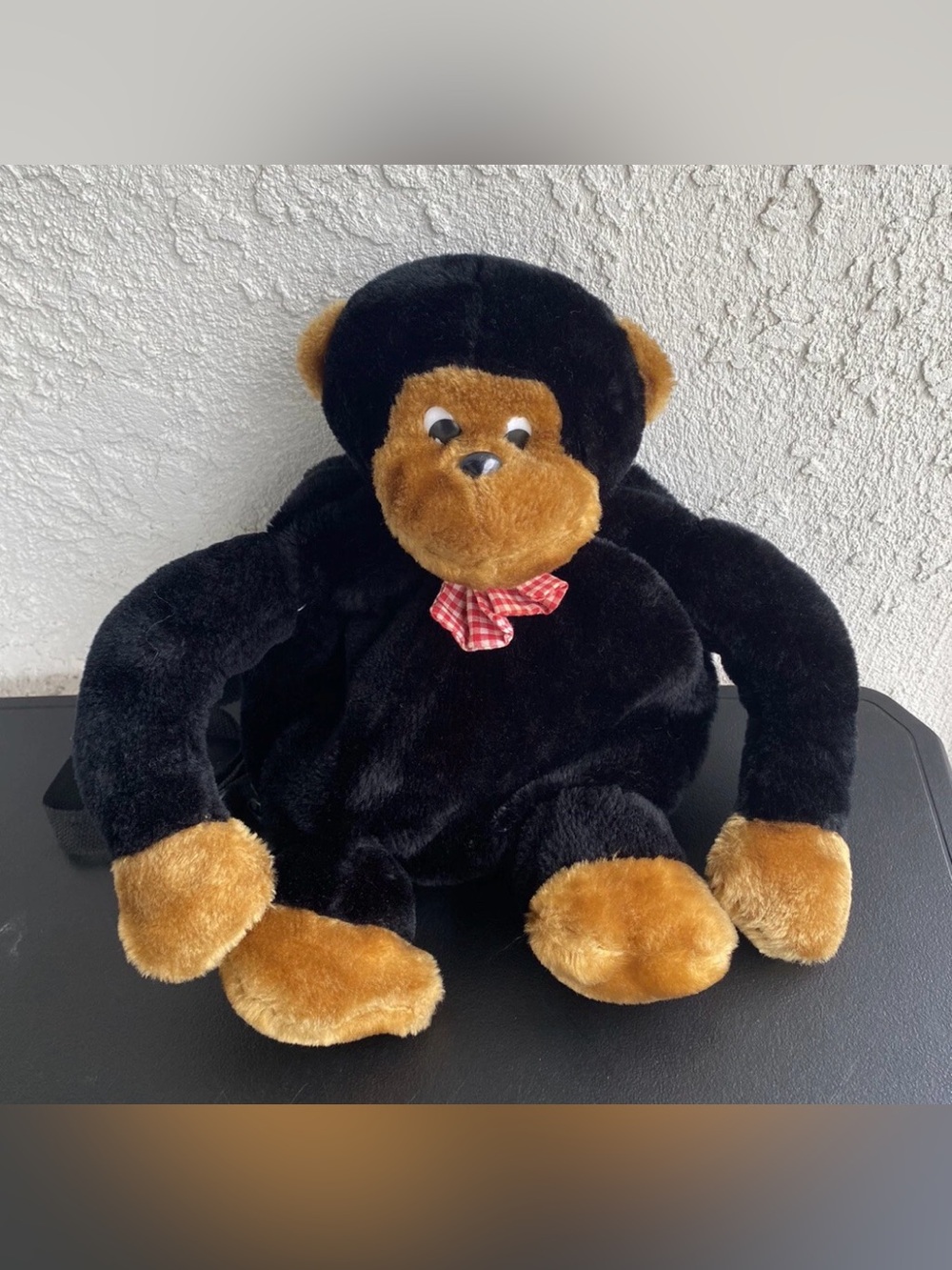 Vintage Monkey 14” Plush Backpack